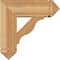 Ekena Millwork Funston Arts and Crafts Rough Sawn Bracket w/ Offset Brace, Western Red Cedar, 8"W x 22"D x 22"H BKT0806X22X22FST03RWR - alternate 3